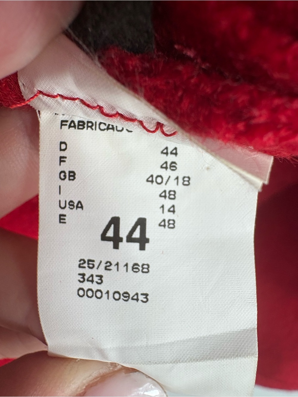GEISSWEIN Boiled Wool VINTAGE Button-Front Coat/Jacket in Red Size 14 — SO NICE! - Picture 9 of 13